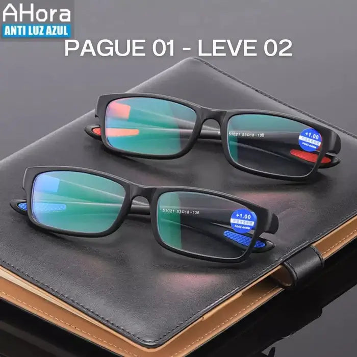 Maintenant, lunettes intelligentes Anti Azul™ - Achetez 01, obtenez-en 02