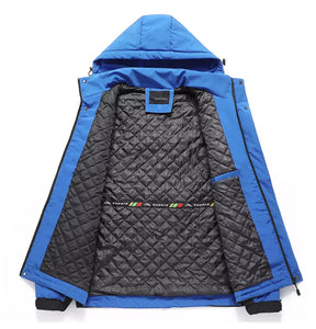 Veste imperméable à capuche pour hommes