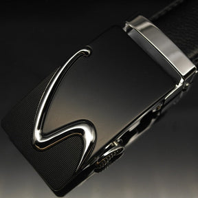 Ceinture en cuir véritable de luxe