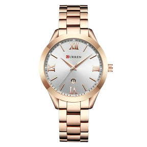 Montre en acier pour femmes Curren
